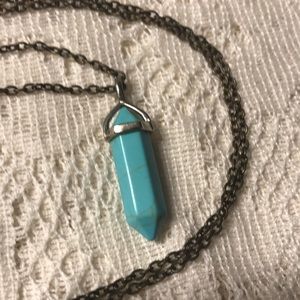Crystal necklace minimalist